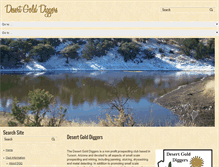 Tablet Screenshot of desert-gold-diggers.org